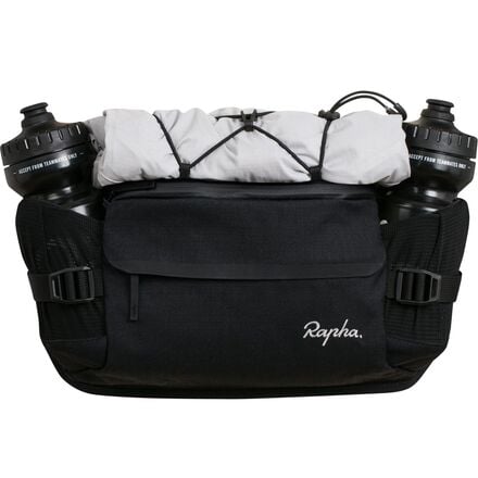 Trail Rapha hip backpack, black/light gray