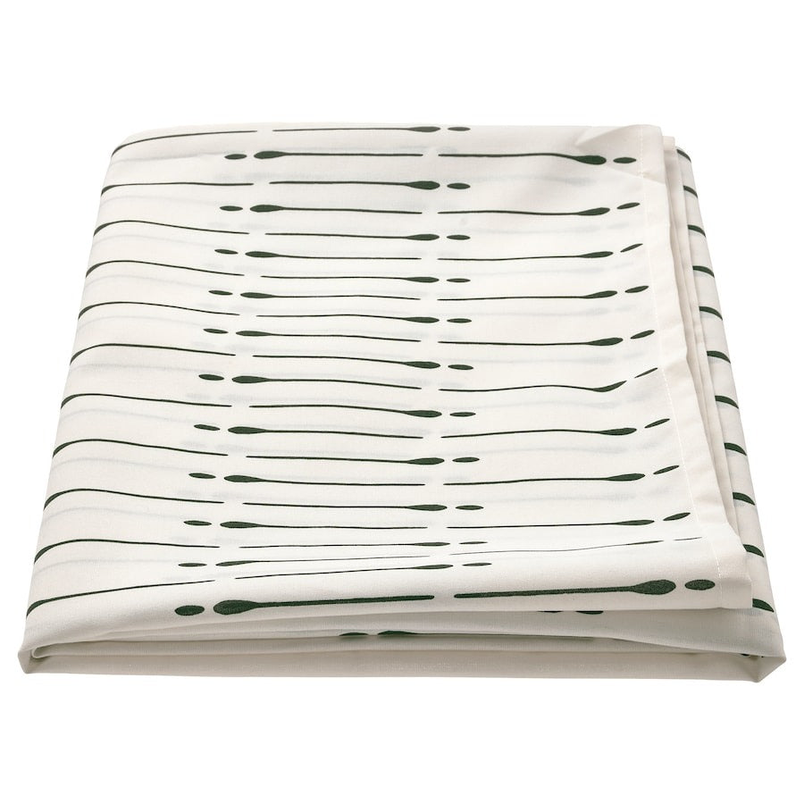 Tablecloth Ikea Tuviris, dark green/white