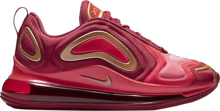 حذاء Nike Air Max 720 GS باللون الأحمر "Crimson Gold"