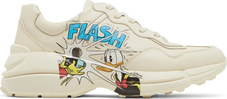 Disney x Gucci Rhyton Donald Duck sneakers, white