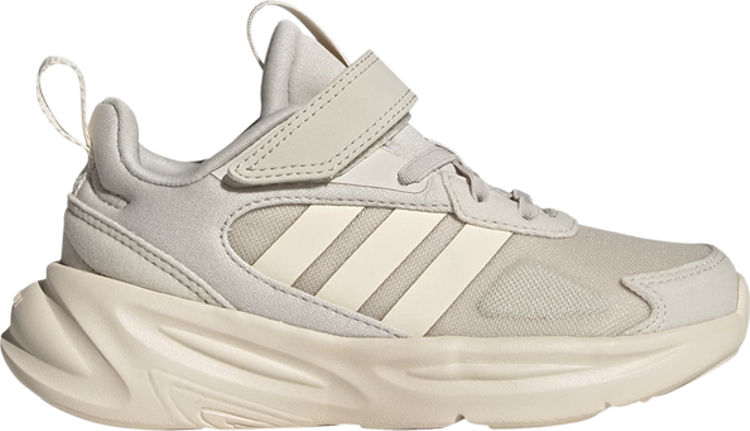 حذاء رياضي Adidas Ozelle J 'Aluminium Grey'، كريمي