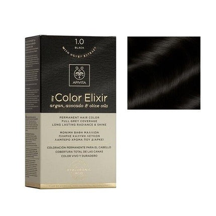 صبغة شعر دائمة My Color Elixir بزيت الأرجان والأفوكادو والزيتون، 50 مل، Apivita