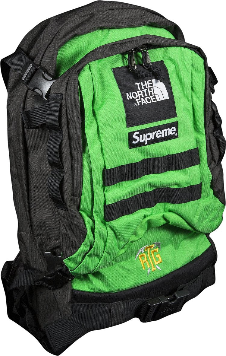 حقيبة ظهر Supreme x The North Face RTG باللون الأخضر الفاتح، باللون الأخضر