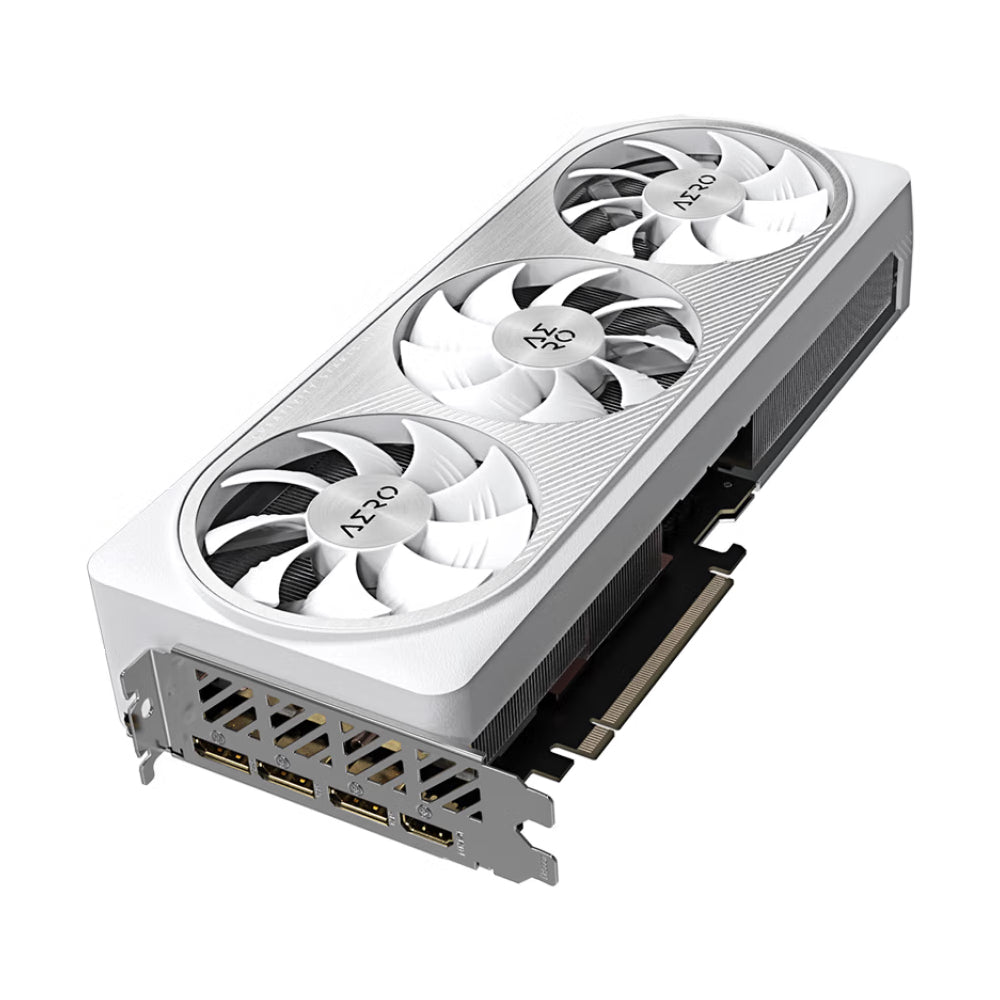 Video card Gigabyte GeForce RTX 4070 SUPER Aero OC, 12GB, GV-N407SAERO OC-12GD, white