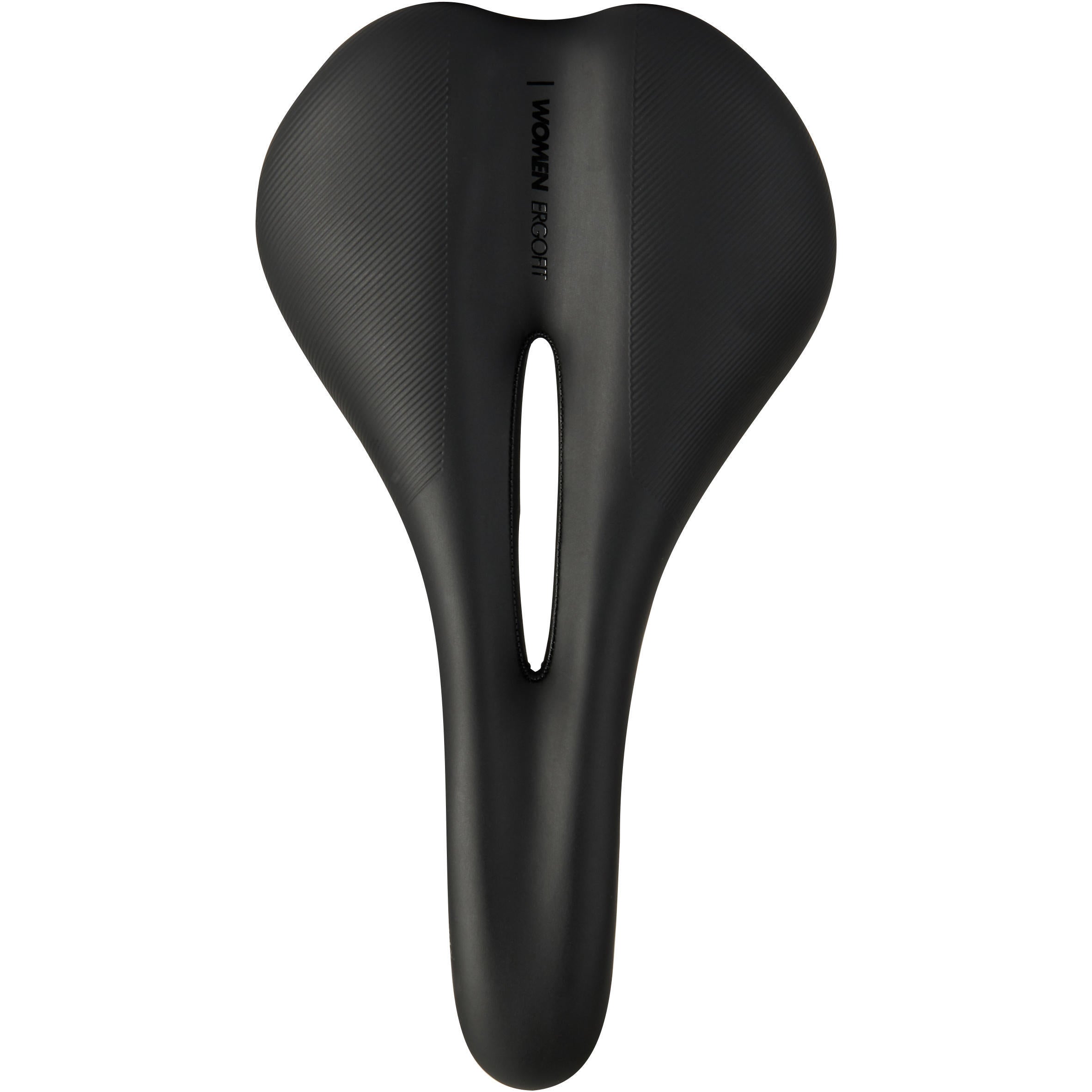 Women's bicycle saddle black SPORT COMFORT 500 Decathlon