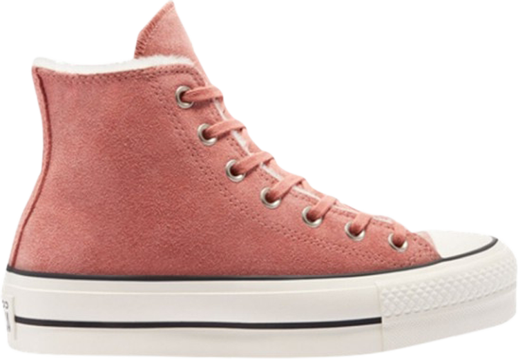 Converse Wmns Chuck Taylor All Star Lift High Brick Rose Sneakers, Pink