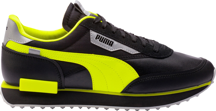 Sneakers Puma Future Rider Risk Alert Black Safety Yellow, black