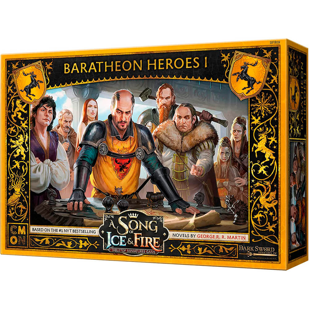 Additional set for CMON A Song of Ice and Fire Tabletop Miniatures Game, Baratheon Heroes I