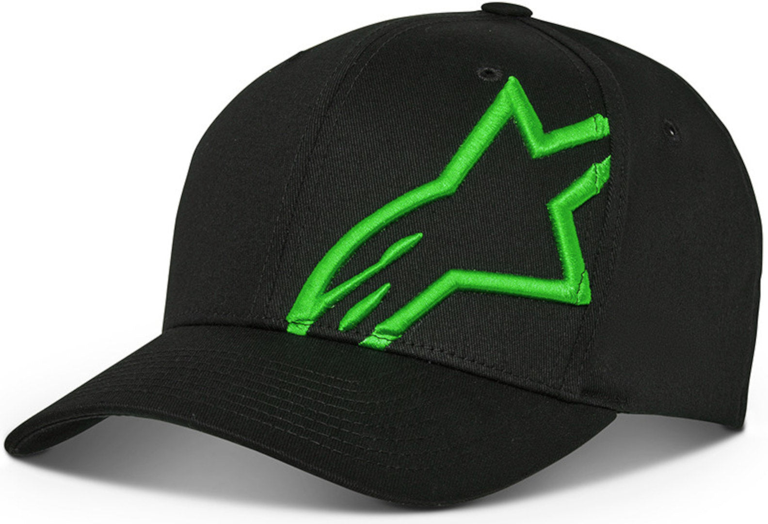 Alpinestars Corp Snap 2 Cap, Black/Green