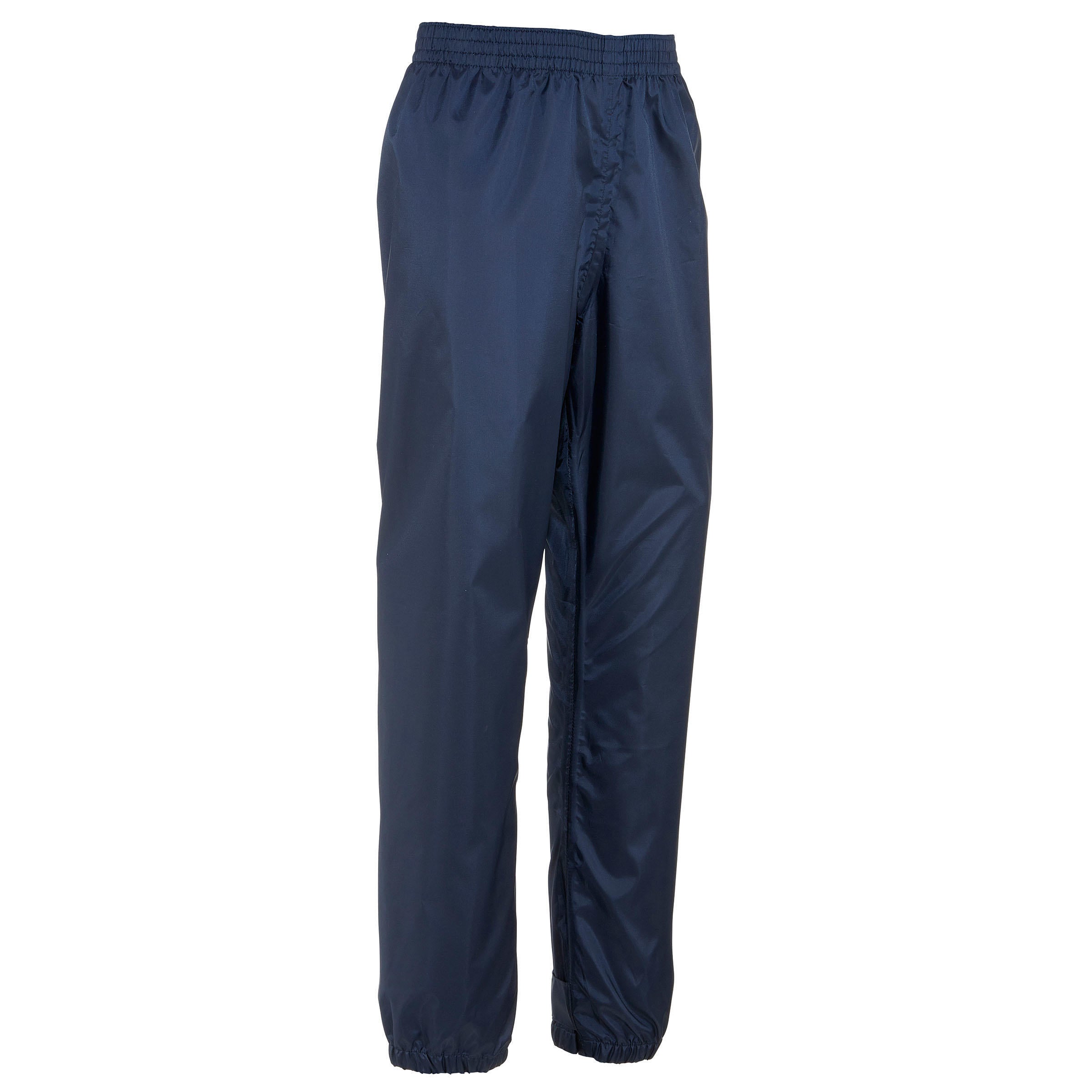 Children's hiking trousers Quechua MH100 waterproof, blue