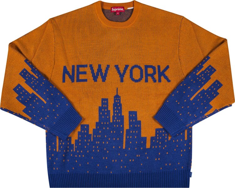 Supreme New York Sweater 'Orange', orange