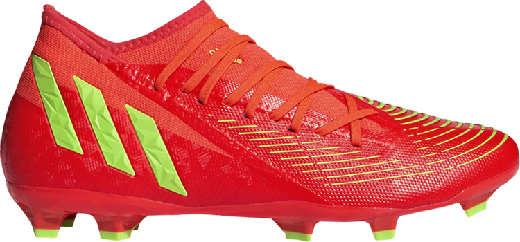 حذاء Adidas Predator Edge.3 FG 'Game Data Pack' باللون الأحمر