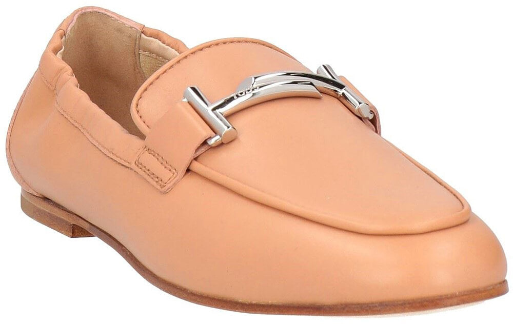 Tod's loafers, light orange