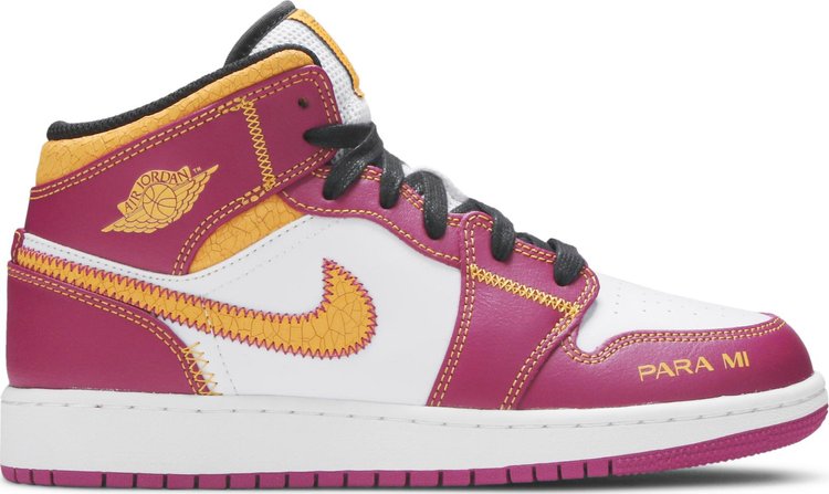 Air Jordan 1 GS D?a de Muertos sneakers, purple