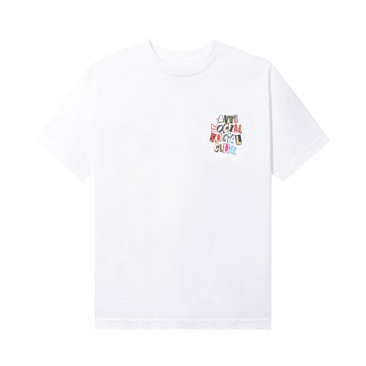 T-shirt Anti Social Social Club Torn Pages Of Our Story, white