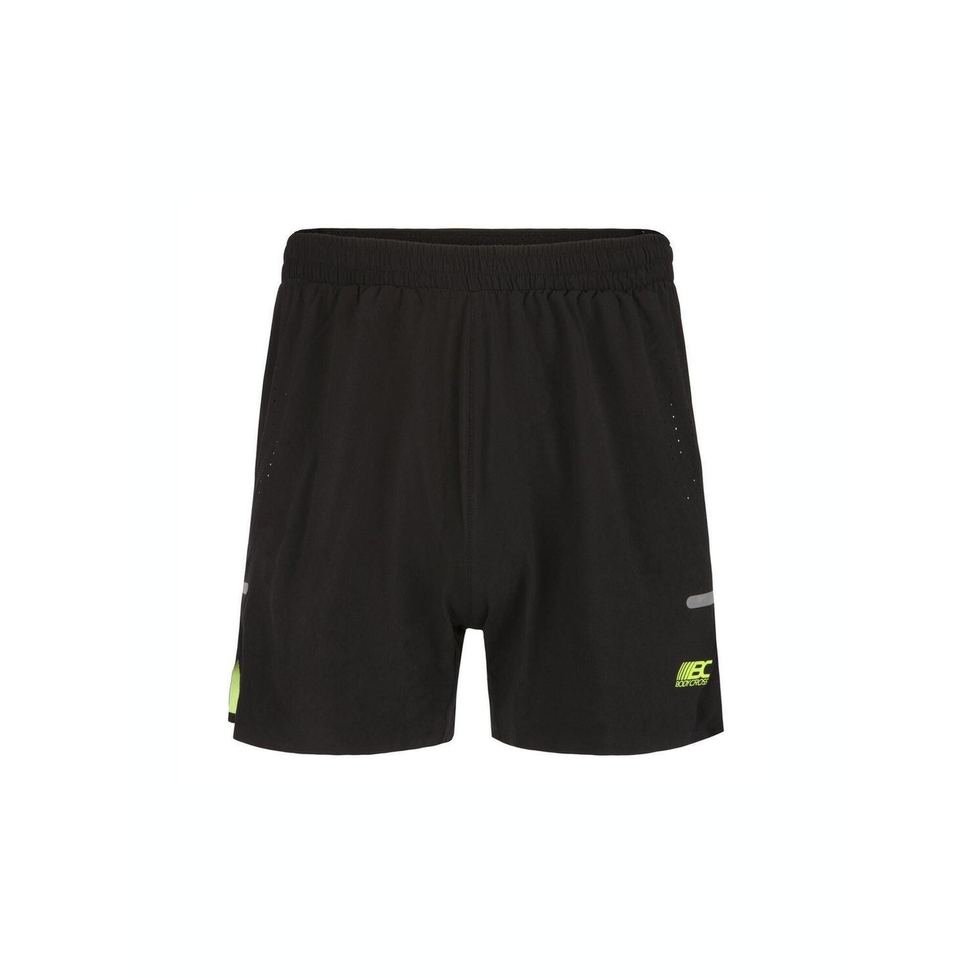 Oury Black BODYCROSS running shorts, black