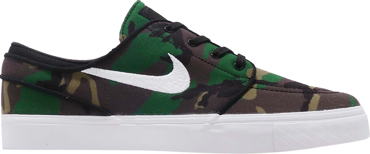 Nike Zoom Stefan Janoski CNVS 'Camo' Sneakers, Green