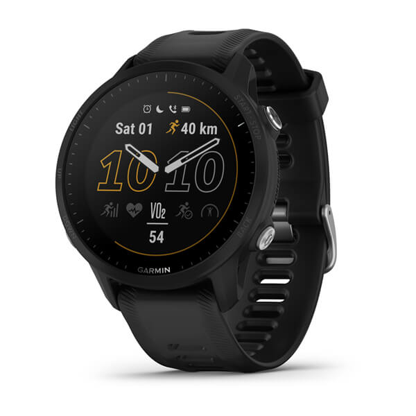 Garmin Forerunner 955 smartwatch with black strap