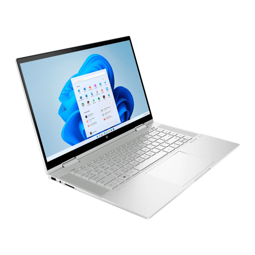 لابتوب HP ENVY X360، 15.6 بوصة، 32 جيجابايت/1 تيرابايت، Core i5-1240P، Intel Iris Xe، فضي، لوحة مفاتيح إنجليزية