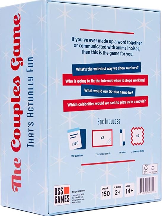 Board game for couples DDS The Couples Game