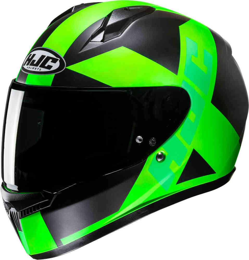 C10 Tez Helmet HJC, green/black