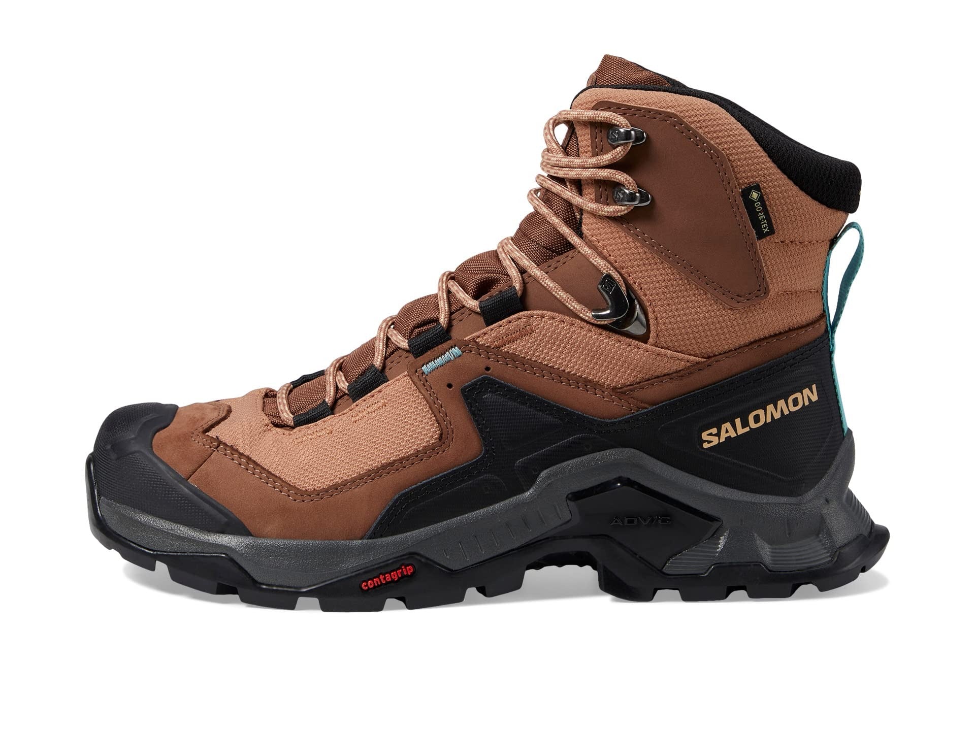 حذاء للمشي لمسافات طويلة Salomon Quest Element GTX، بني