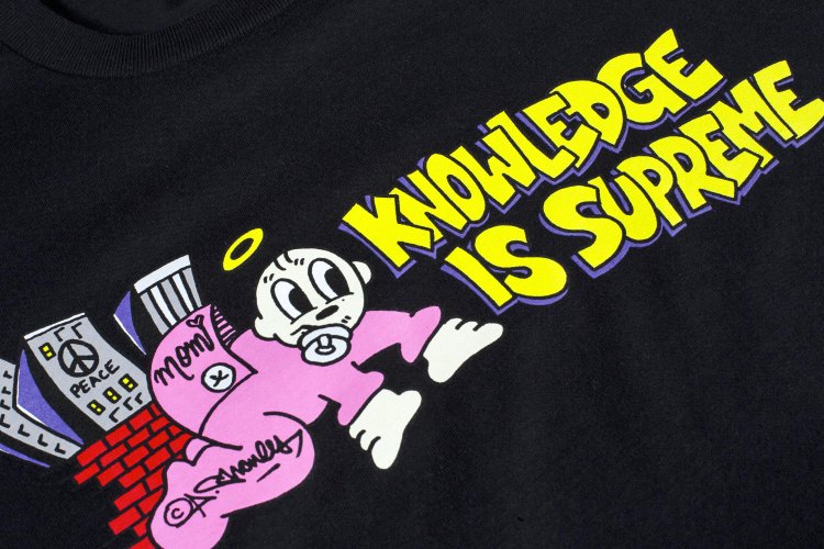 Supreme Knowledge Tee 'Black', black