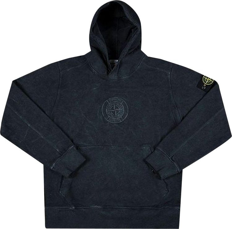 Supreme x Stone Island Hooded Sweatshirt 'Black', black