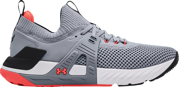 Under Armor Project Rock 4 Steel Black Sneakers, Gray