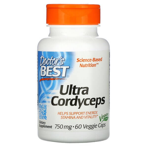 Ultra Cordyceps, Doctor's Best, 750 mg, 60 Veggie Caps