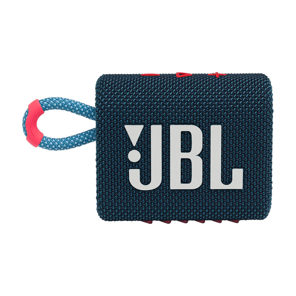 Portable speaker system JBL Go 3, blue/pink