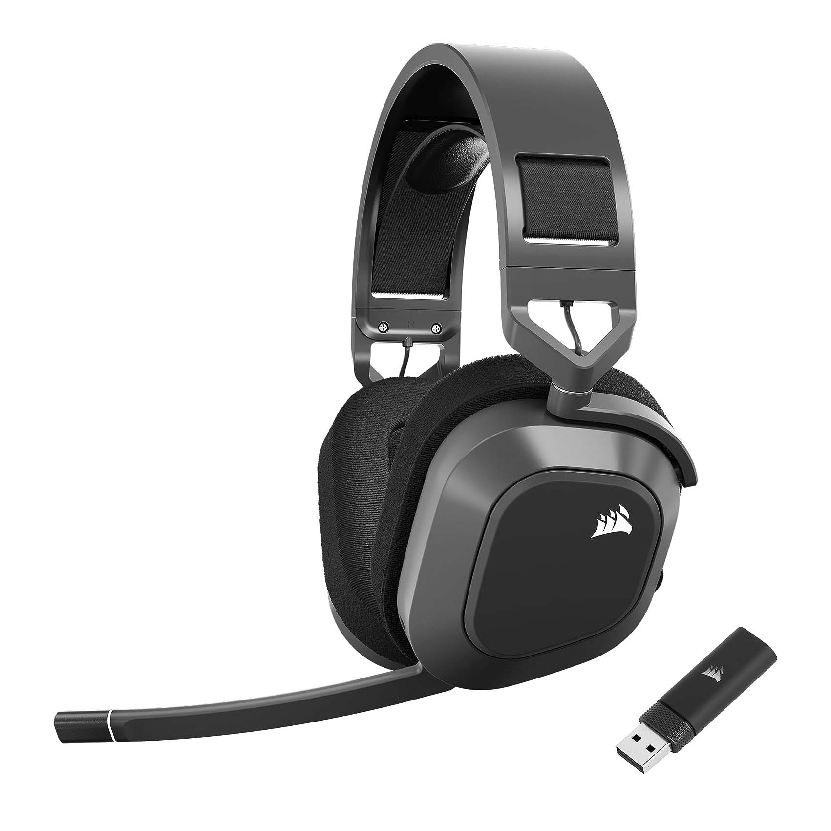 Corsair HS80 MAX Wireless Gaming Headset, Gray