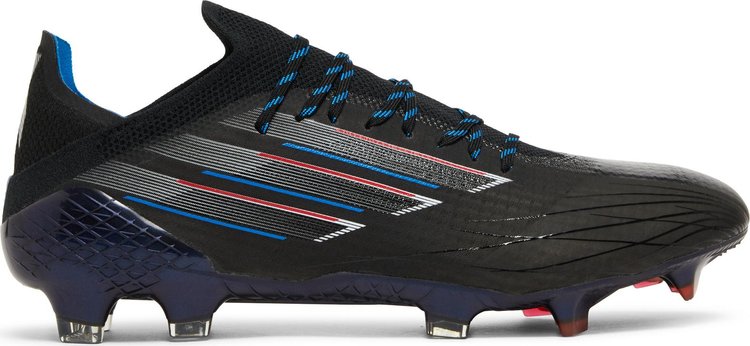 Adidas X Speedflow.1 FG 'Black Vivid Red' Boots, Black