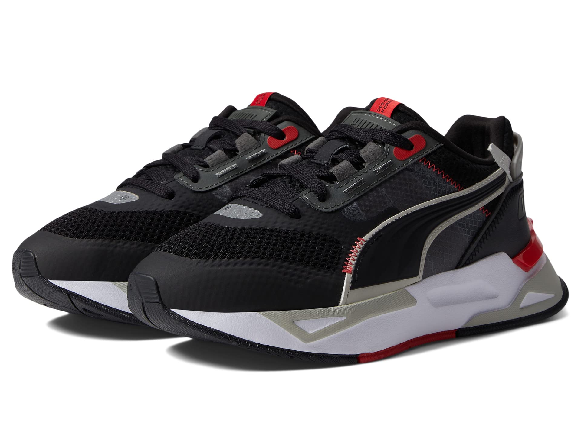 حذاء رياضي للأطفال Puma Mirage Sport Tech، أسود-رمادي