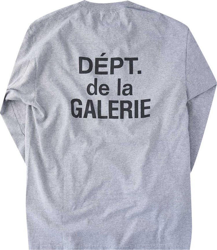 قميص Longsleeve Gallery Dept. French Collector بأكمام طويلة باللون الرمادي