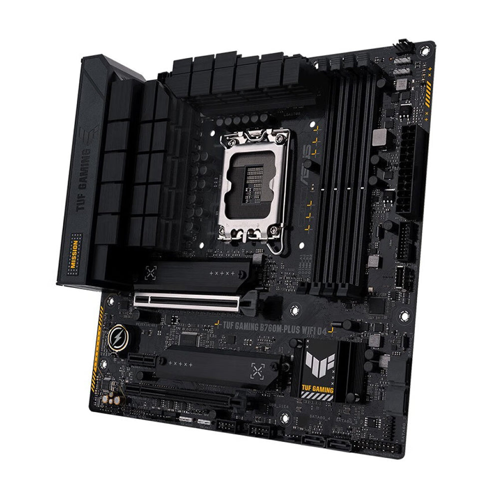 لوحة أم Asus TUF GAMING B760M-PLUS، LGA1700، واي فاي، DDR4