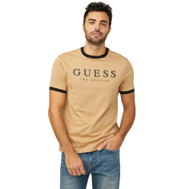 Guess Factory Kirk Logo T-shirt, brown