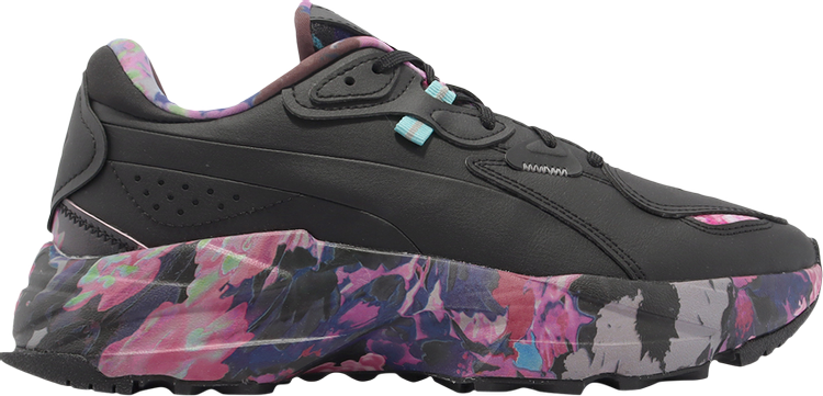 Sneakers Puma Wmns Orkid Floral - Black Elektro Aqua, black