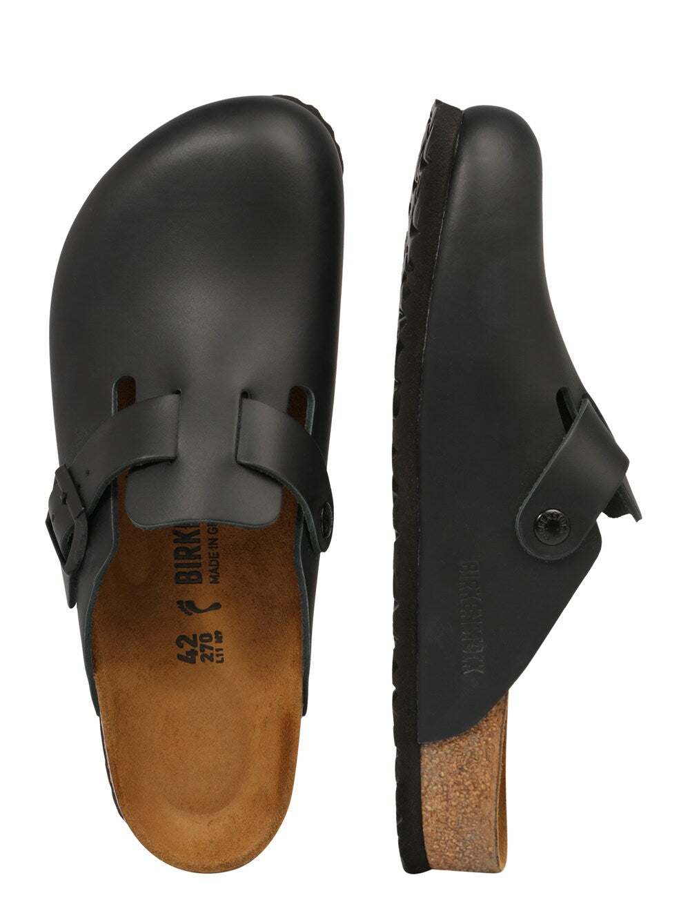 Birkenstock Boston mules, black