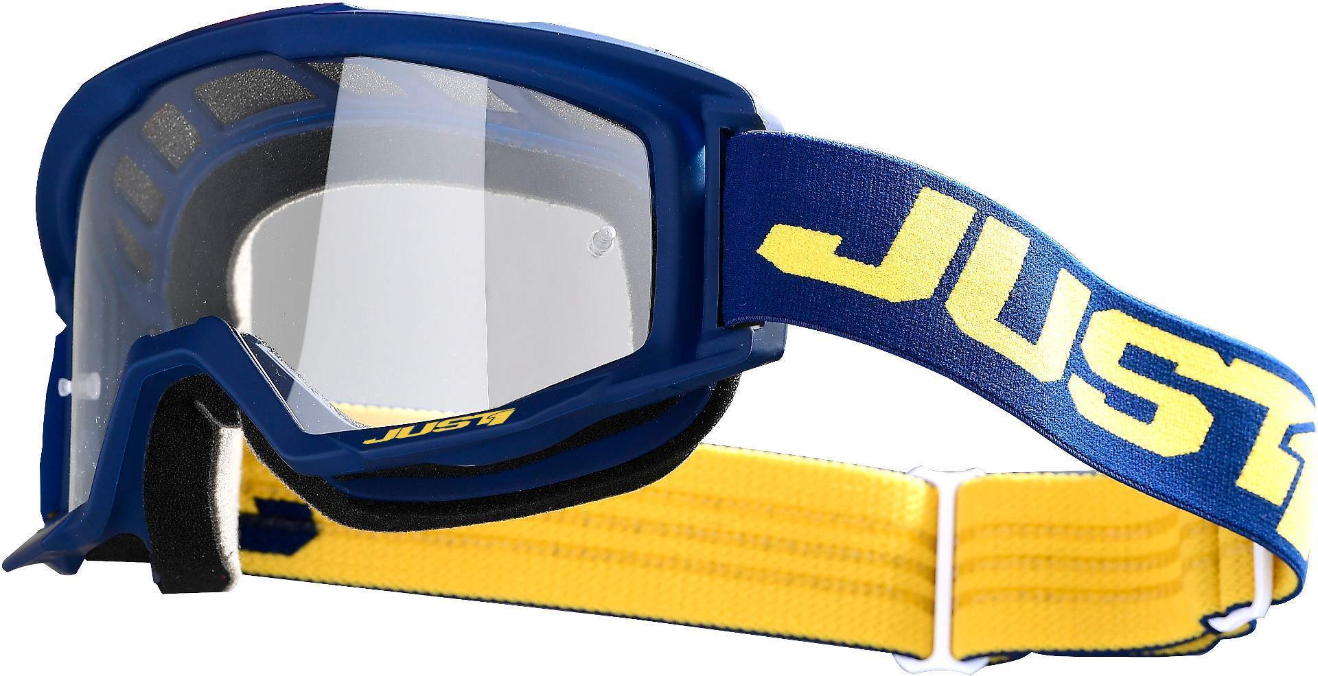 Just1 Vitro Motocross glasses, blue-yellow