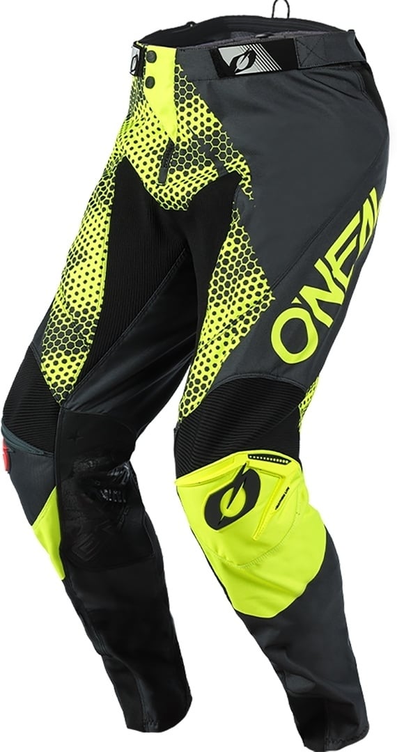 بنطال Oneal Mayhem Covert Motocross، رمادي/أصفر