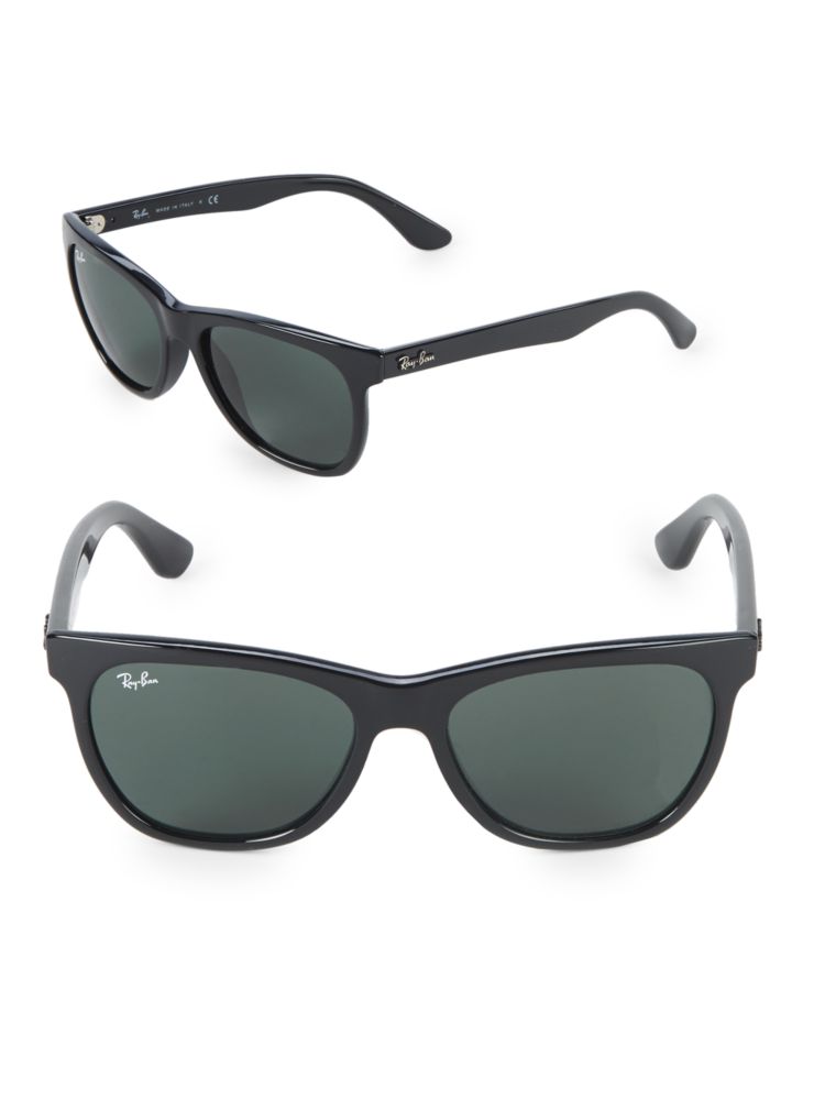 Square sunglasses 54MM Ray-Ban, black