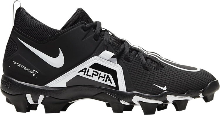 Nike Alpha Menace 3 Shark 'Black White' Boots, Black