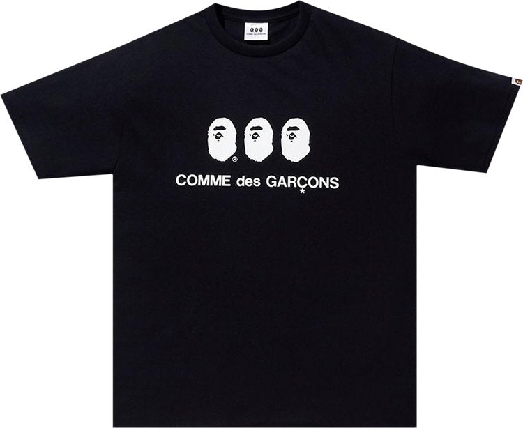 BAPE x Comme des Garçons Tee #1 "أسود"، أسود