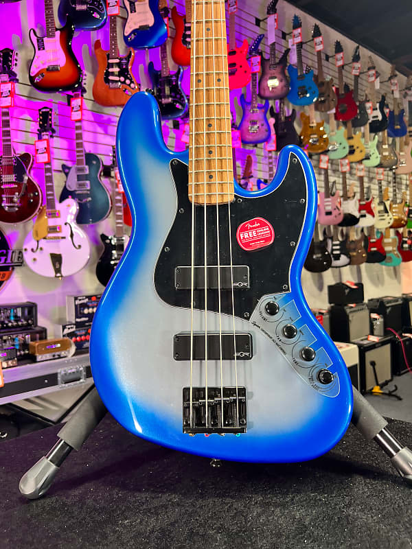 Guitar Squier Contemporary Active Jazz Bass HH, heavenly metallic