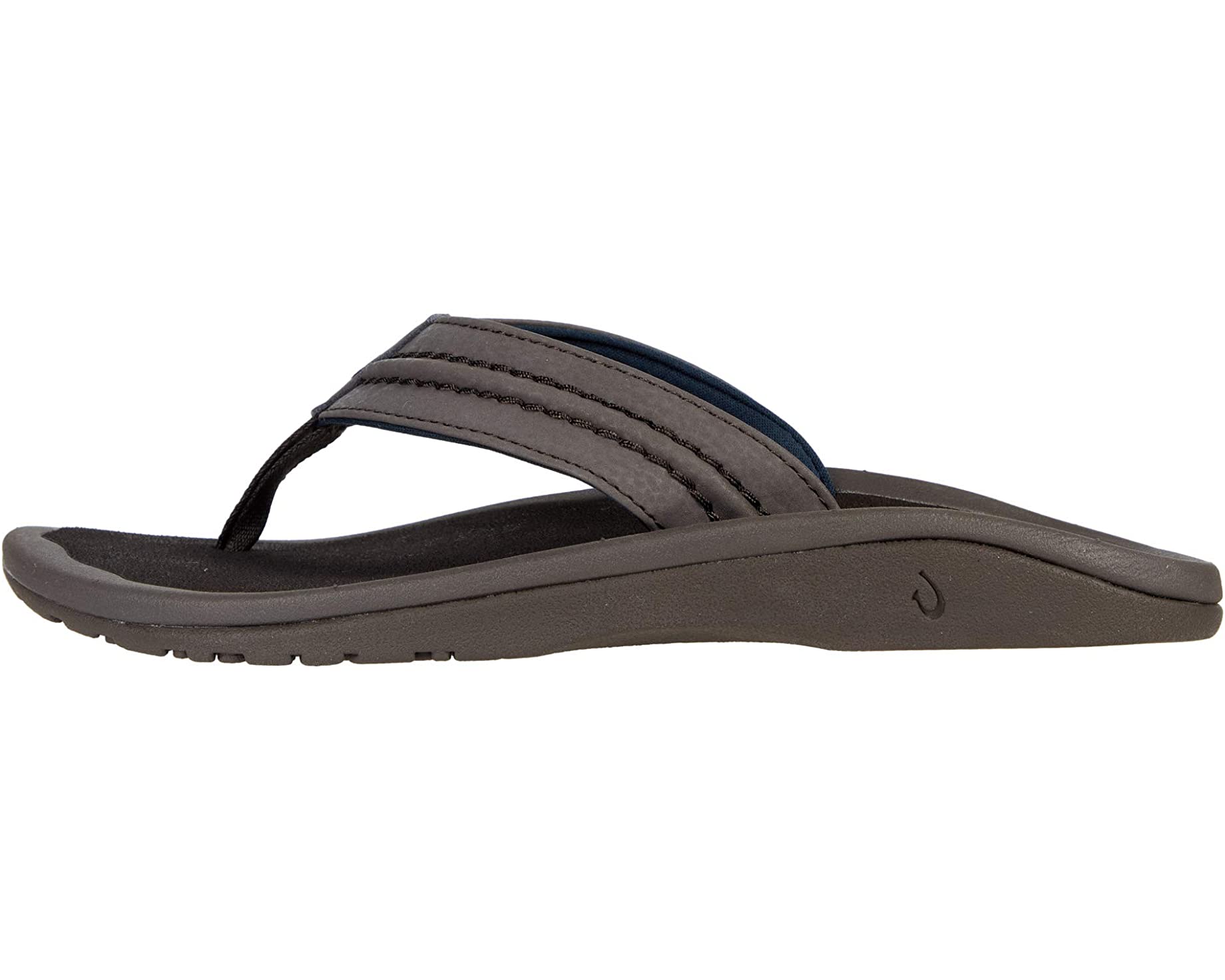 Hokua OluKai sandals, dark wood