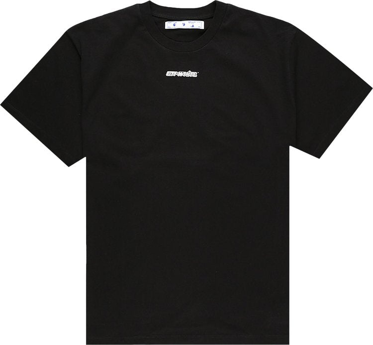 Off-White Marker Short-Sleeve Over Tee 'Black/Red', black