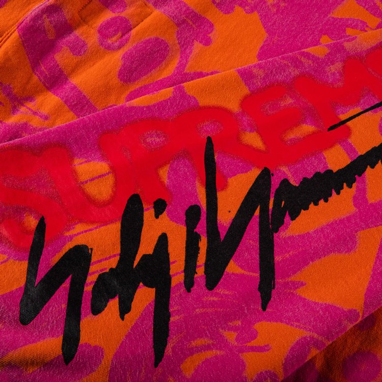 Supreme x Yohji Yamamoto Hooded Sweatshirt 'Orange', orange