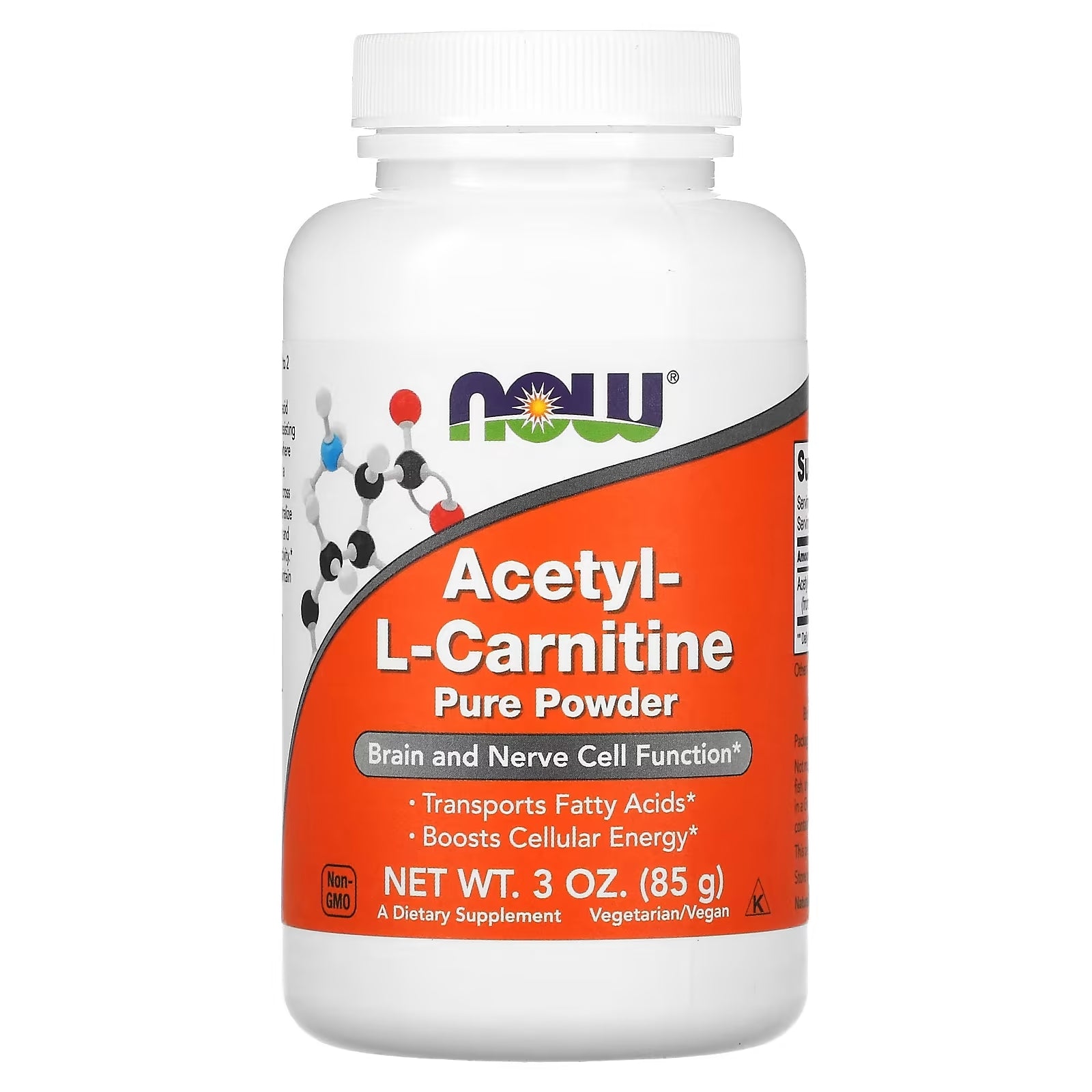 NOW Foods Acetyl L-Carnitine، 85 جم