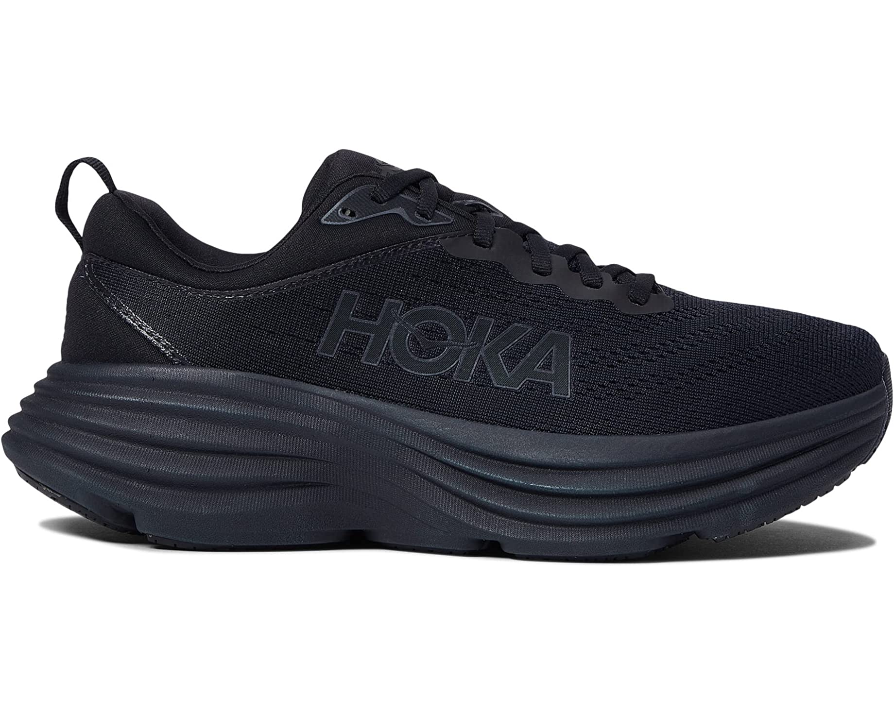 Hoka Bondi 8 sneakers, black